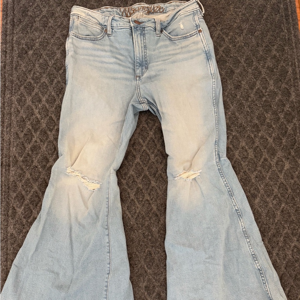 Wrangler Women's Light Blue Flared Jeans